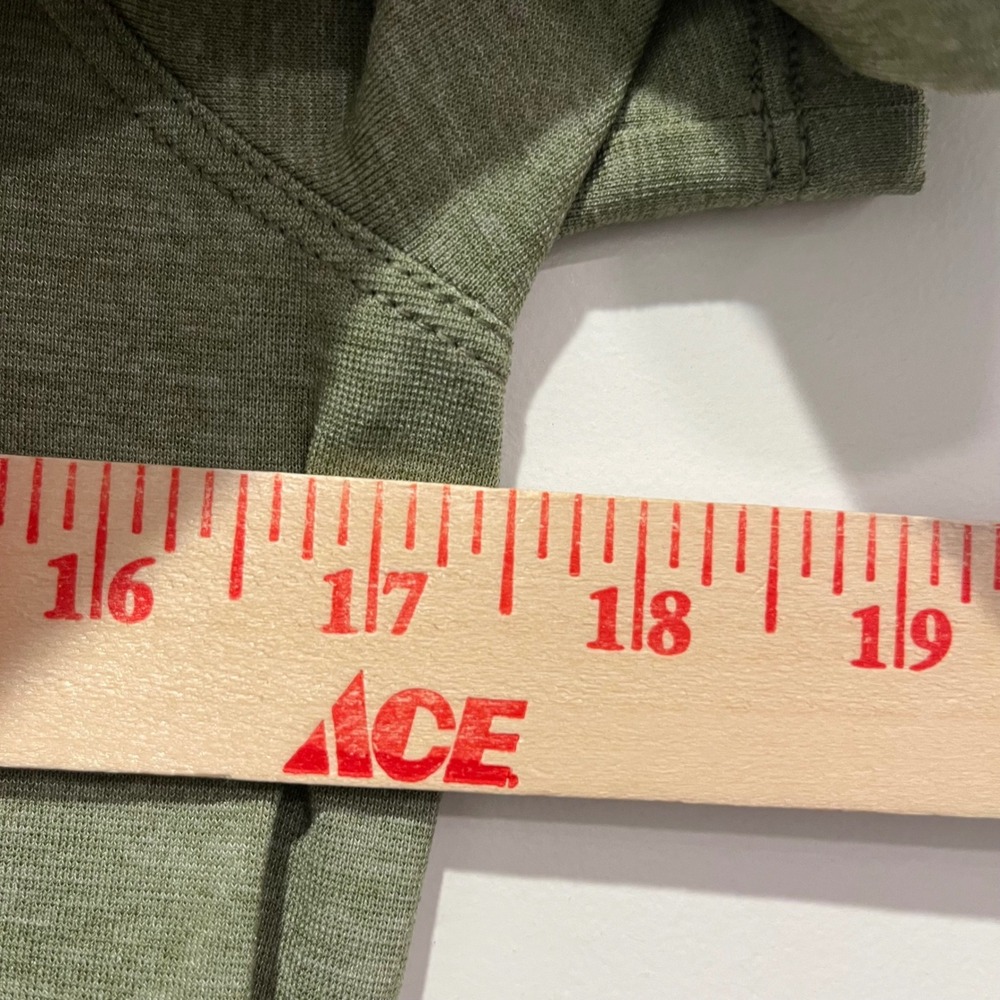 Lululemon Mens Evolution Polo Shirt Heathered Olive Green Short Sleeve Size S - Picture 6 of 7